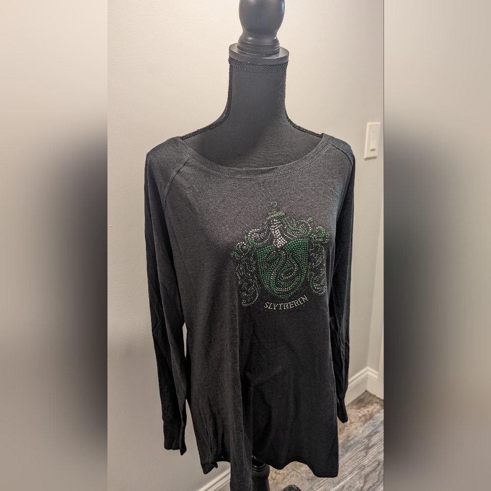 Universal Studios Harry Potter Slytherin long sleeve tea brand new with tags